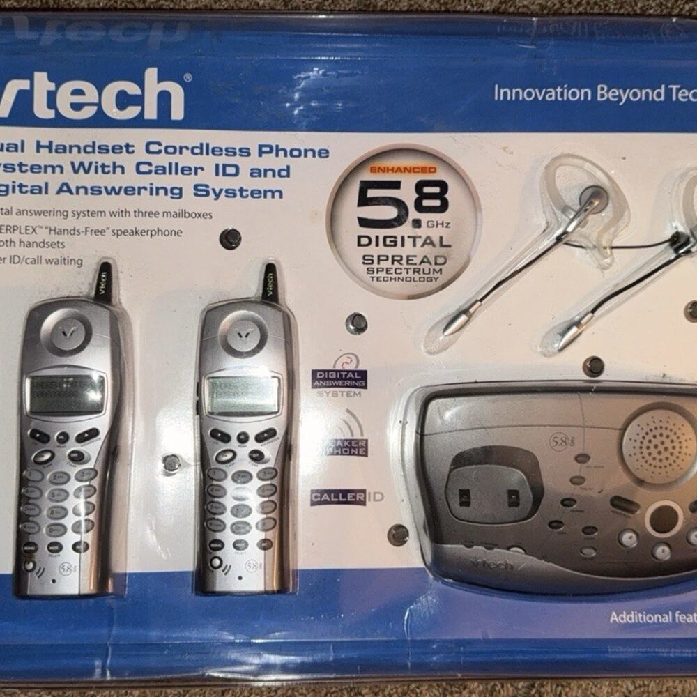 VTECH IP5850 5.8 GHZ DSS CORDLESS PHONE